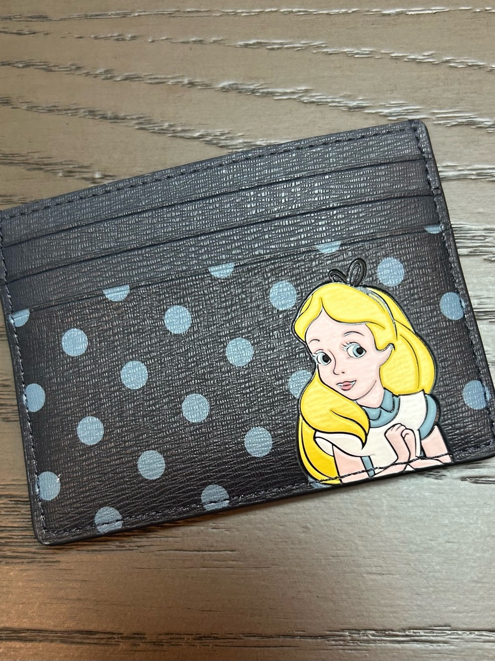 kate spade Black Polka Dot Card Case